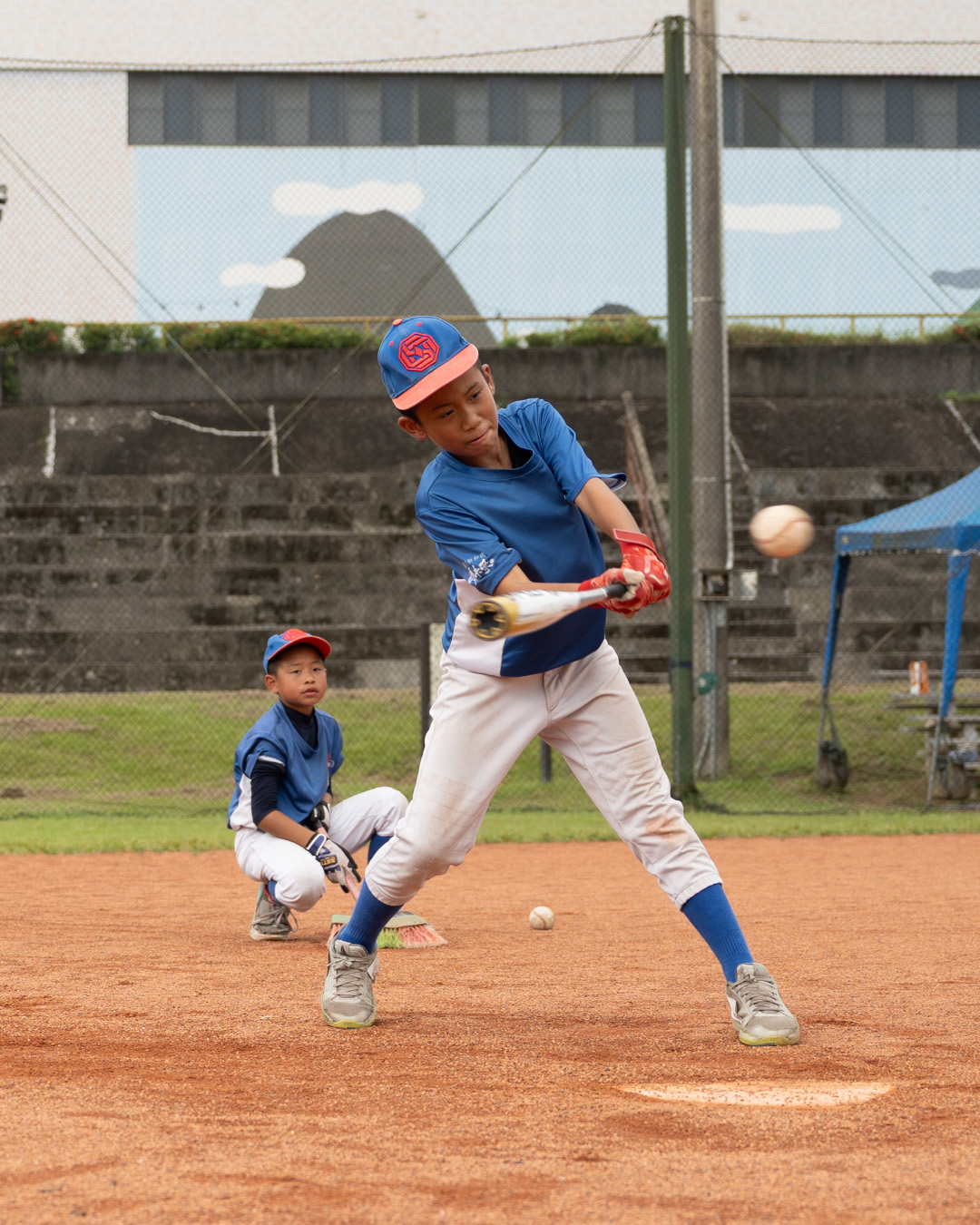 少棒隊練球畫面-10