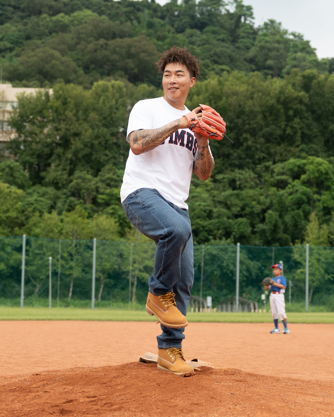 少棒隊練球畫面-12