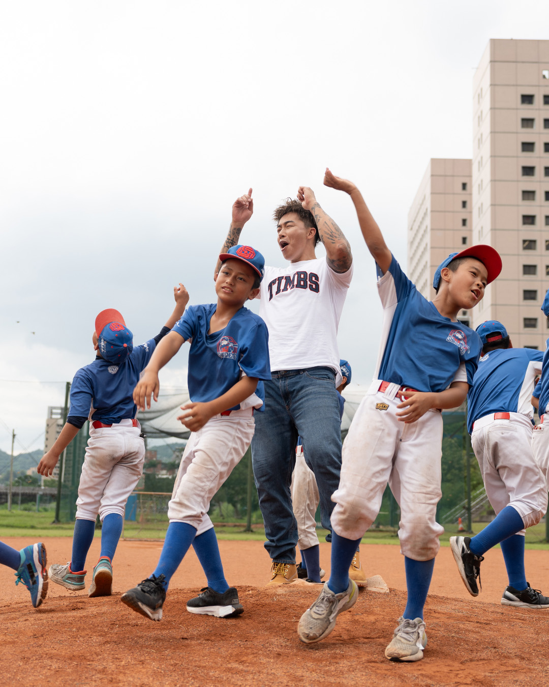 少棒隊練球畫面-15