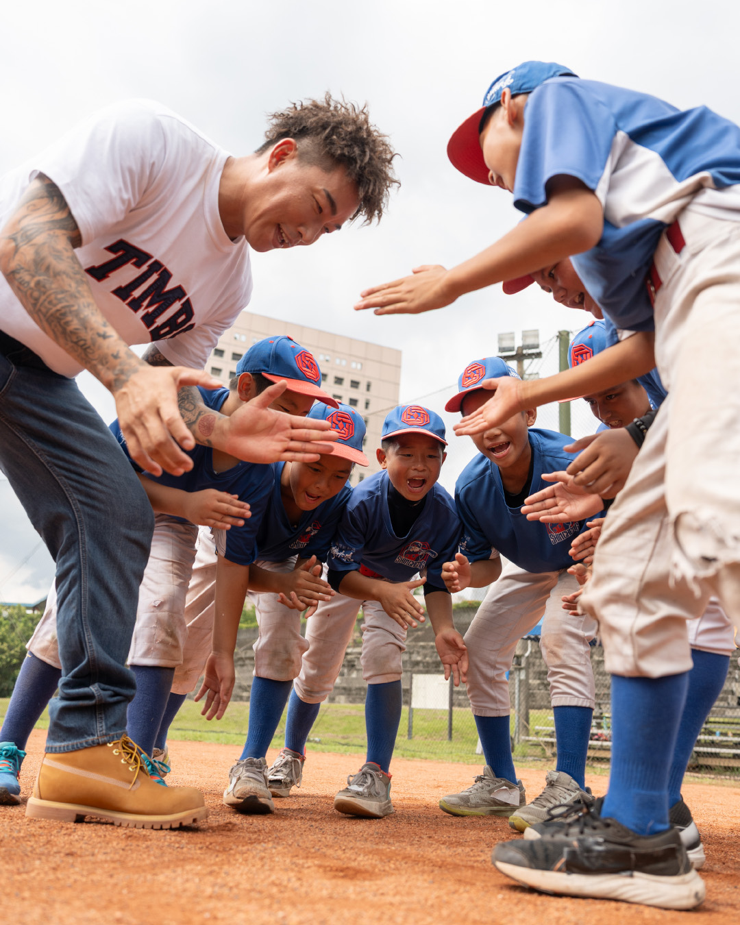 少棒隊練球畫面-5