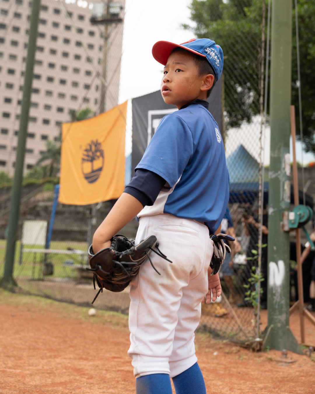 少棒隊練球畫面-8